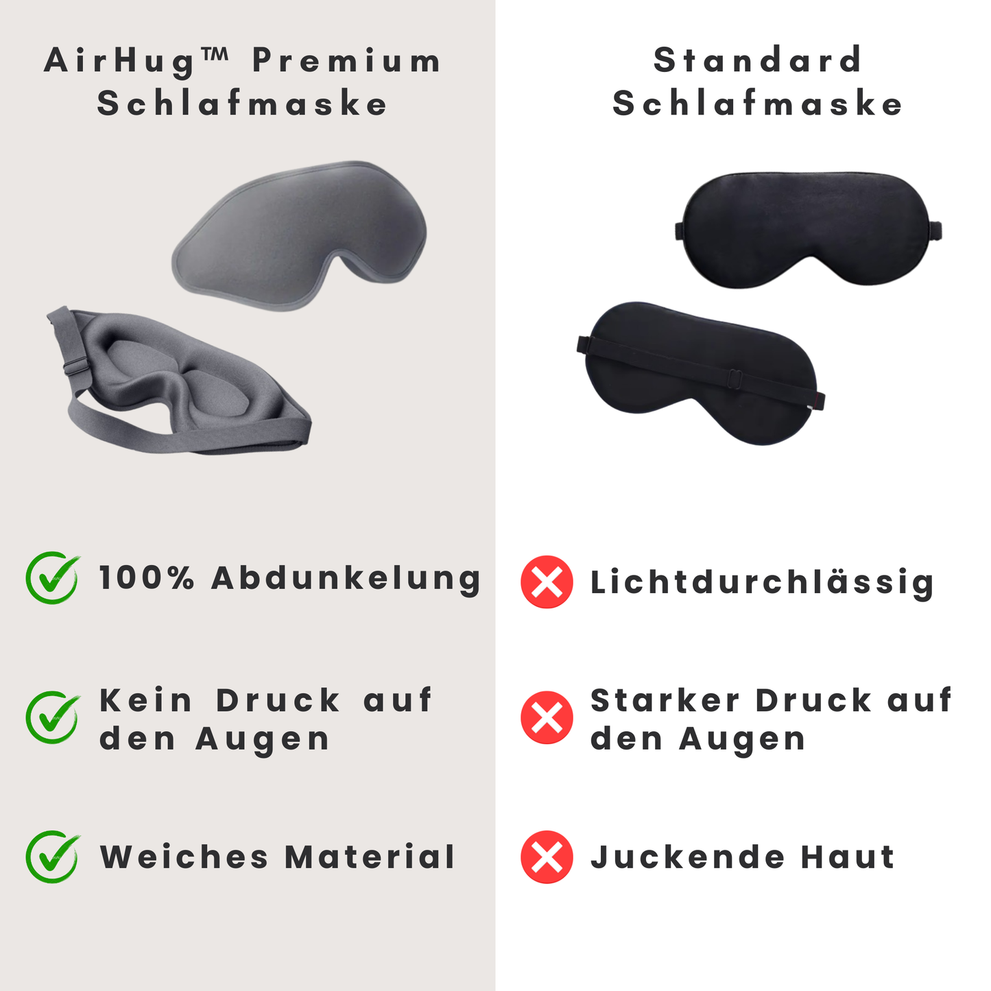 AirHug™ Premium Schlafmaske